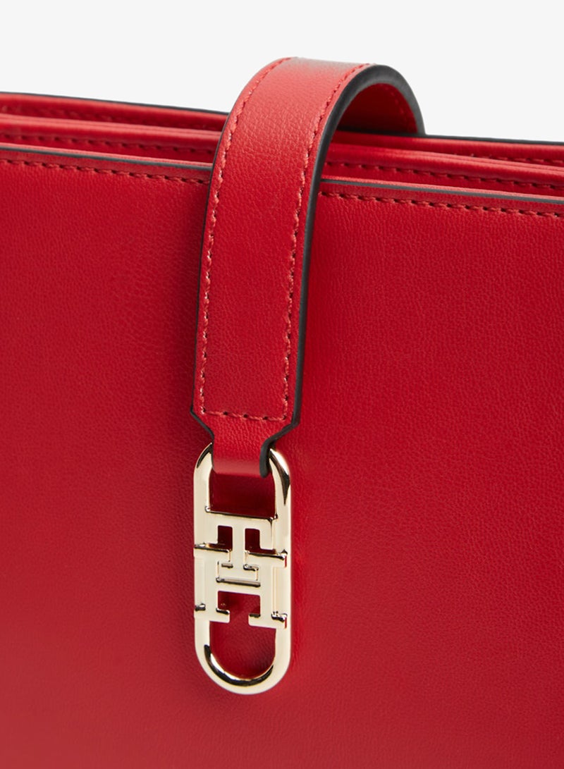 TOMMY HILFIGER TH Monogram Chain Strap Crossover Bag - Image 5